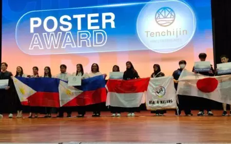 Tim Riset MTsN 6 Malang Raih 7 Medali Science Castle Asia 2025 di Malaysia