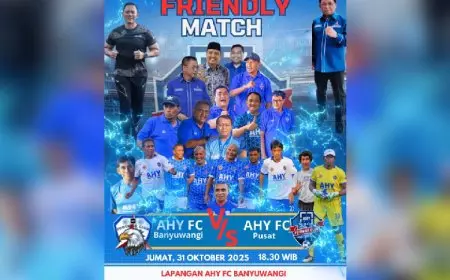 AHY FC Pusat Tantang AHY FC Banyuwangi, Bertabur Legenda dan Tokoh Nasional
