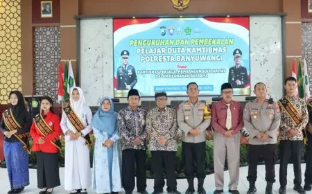 Ratusan Pelajar Jadi Pionir Kamtibmas, Banyuwangi Makin Aman dan Nyaman