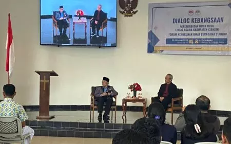 Kuatkan Kebinekaan, Pemuda Lintas Agama Cianjur Gelar Dialog Kebangsaan