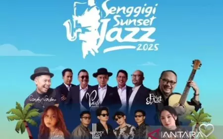 Senggigi Sunset Jazz 2025 Hadir di Pantai Kerandangan November