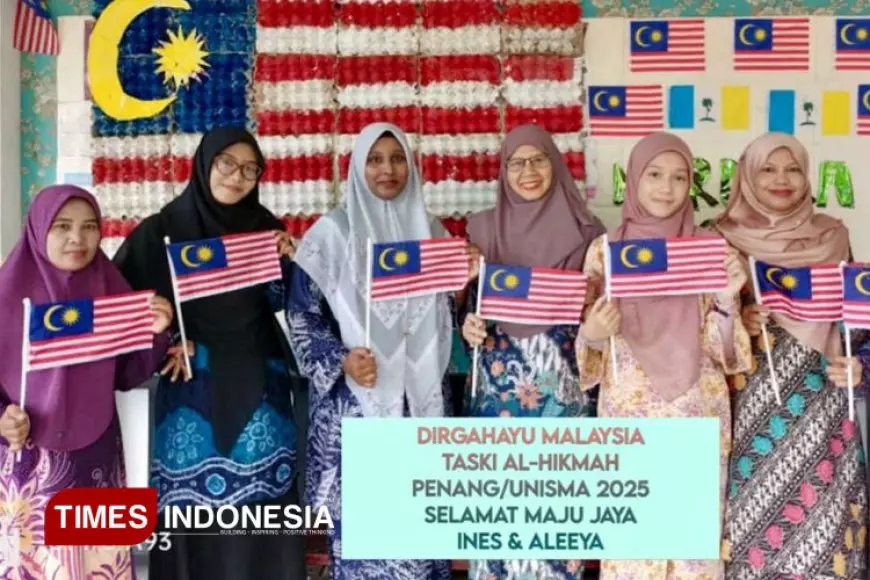 Dari Malang ke Pulau Pinang: Kreativitas Mahasiswi UNISMA Warnai Perayaan Hari Kebangsaan di Taski Al Hikmah