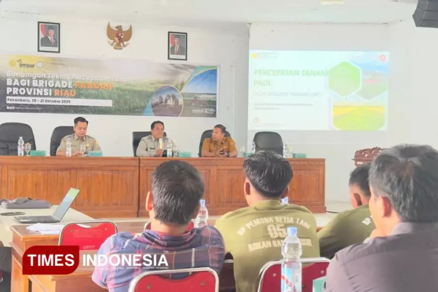 Percepatan Tanam di Riau, Polbangtan Malang Dorong Brigade Pangan Wujudkan IP 300