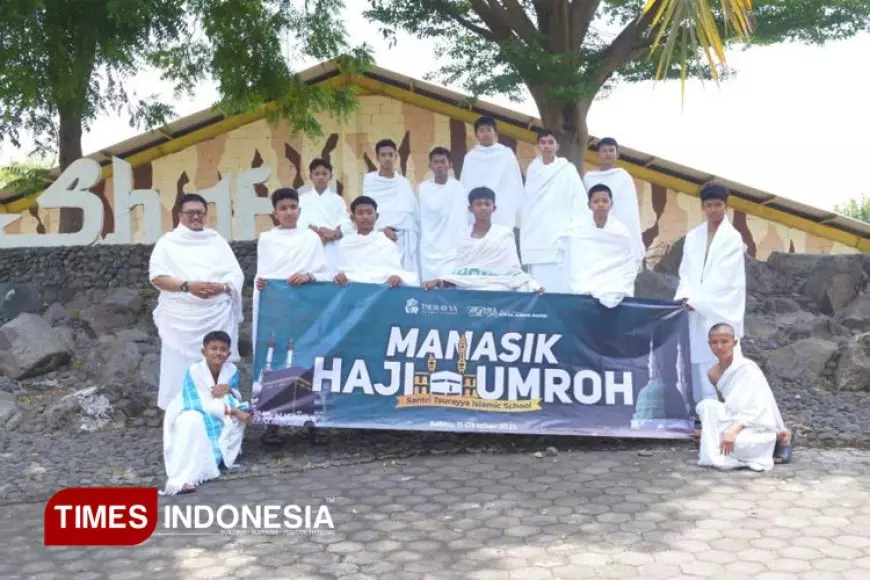 TISMA Tanamkan Nilai Spiritual Lewat Manasik Haji di Kebun Kurma