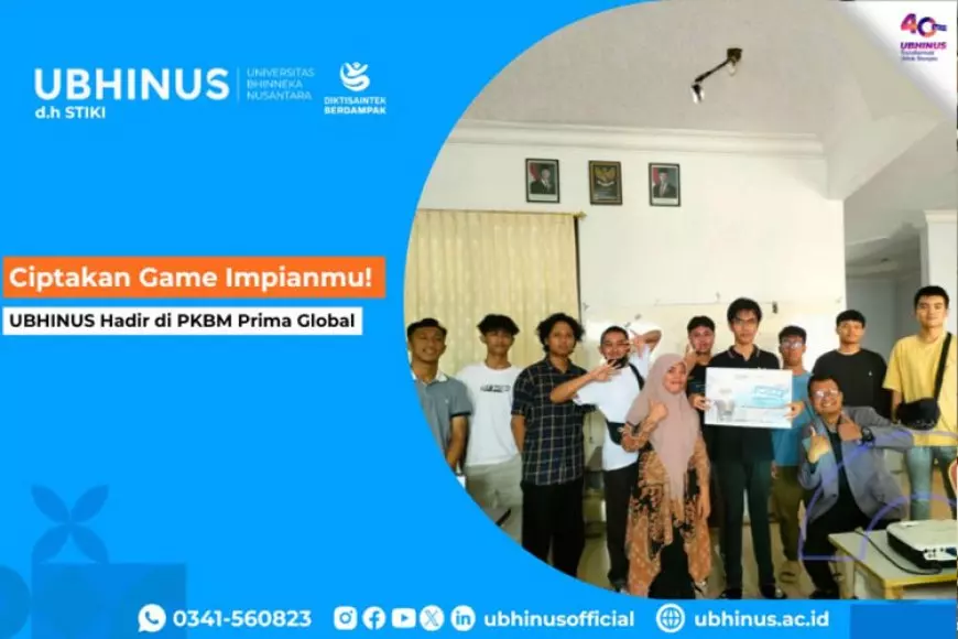 Ciptakan Game Impianmu! UBHINUS Hadir di PKBM Prima Global