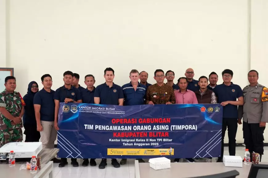 TIMPORA Blitar Gelar Operasi Gabungan di Greenfields Wlingi, Pastikan TKA Patuhi Aturan Keimigrasian