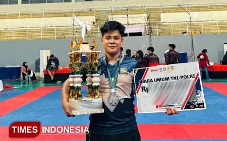 Bikin Bangga, Karateka Polres Pacitan Sabet Dua Medali Perak Provinsi dan Nasional
