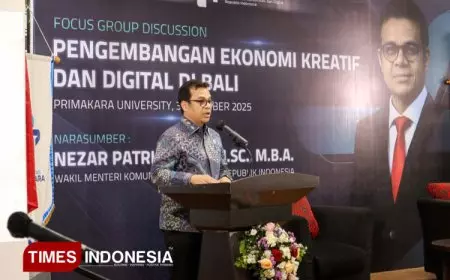 Wamen Komdigi Dorong Akselerasi Ekonomi Kreatif dan Digital di Bali dengan Pemanfaatan A1