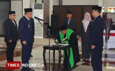 Bupati Bondowoso Lantik 9 Kepala OPD, Berikut Daftarnya
