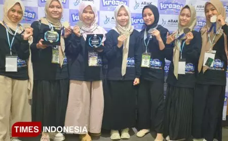 Tim Riset MTsN 3 Kota Padang Raih Medali Silver dan Bronze di Ajang Kreasi 2025
