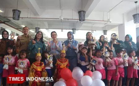 Gebyar Hari Pahlawan, TP PKK Ajak Ratusan Anak PAUD di Kota Malang Belajar Nilai Perjuangan dengan Gembira