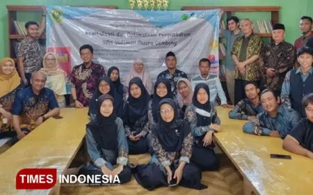 Dosen Prodi PTB FT UNJ Revitalisasi Perpustakaan SMK Yapinuh Jadi Ruang Belajar Nyaman dan Fungsional