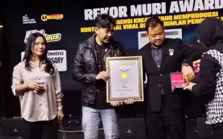 Pecahkan Rekor MURI di Momen Ulang Tahun ke-4, Flux Creative Universe Raih Views Terbanyak di Indonesia