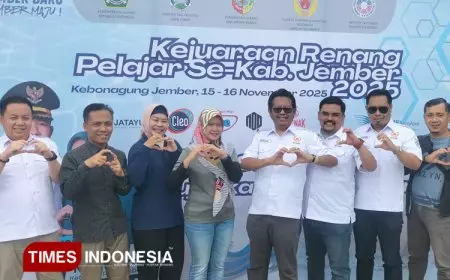 Lomba Renang Antar Pelajar Warnai Geliat Olahraga di Jember