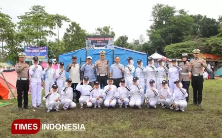 Polantas Menyapa: Satlantas Majalengka Bentuk PKS XVI dan Lomba Tenda Terbaik