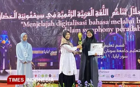 Pengurus UKM Seni Islami UNISMA Raih Juara 2 di Ajang Ghina’ Aroby Tingkat Nasional Festival Araby UINSA