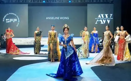 Angeline Virginia Wong Tampilkan Gaun Bertema Kemegahan Kerajaan di SFP 2025