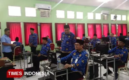 Ratusan ASN Bondowoso Ikut Uji Kompetensi, Bisa Jadi Dasar Mutasi Eselon III dan IV