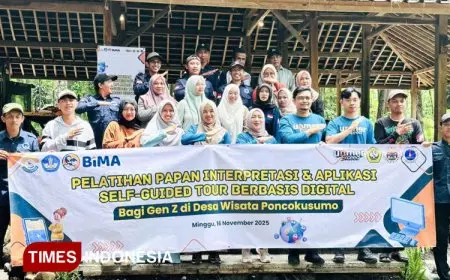 UNMER Malang Latih Gen Z Desa Wisata Poncokusumo dengan Papan Interpretasi Digital & Self-Guide Tour