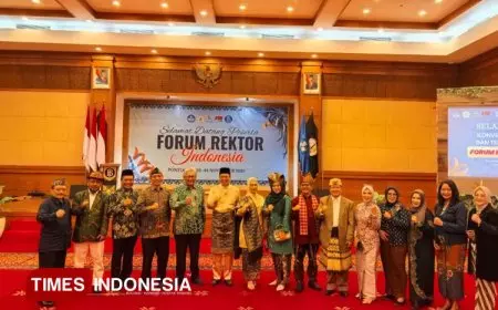 Kolaborasi Quadruplehelix dan Inovasi: UNMER Malang Dorong Pendidikan Tinggi yang Lebih Berdampak bagi Masyarakat dalam Forum Rektor Indonesia 2025