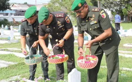 Ziarah Pahlawan Warnai HUT ke-62 Korem 083 Baladhika Jaya di Banyuwangi