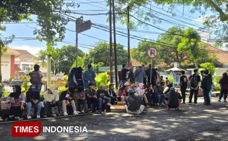 Aksi Demo di PN dan Balai Kota Malang Memanas, Aliansi Pro Publik Desak Pembongkaran Tembok Griya Shanta