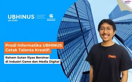 Prodi Informatika UBHINUS Malang Cetak Talenta Kreatif: Raham Sutan Iliyas Bersinar di Industri Game dan Media Digital