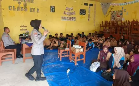 Ciptakan Ruang Belajar Nyaman, Polresta Banyuwangi Perkuat Pembinaan Disiplin dan Anti Bullying di Kalangan Pelajar