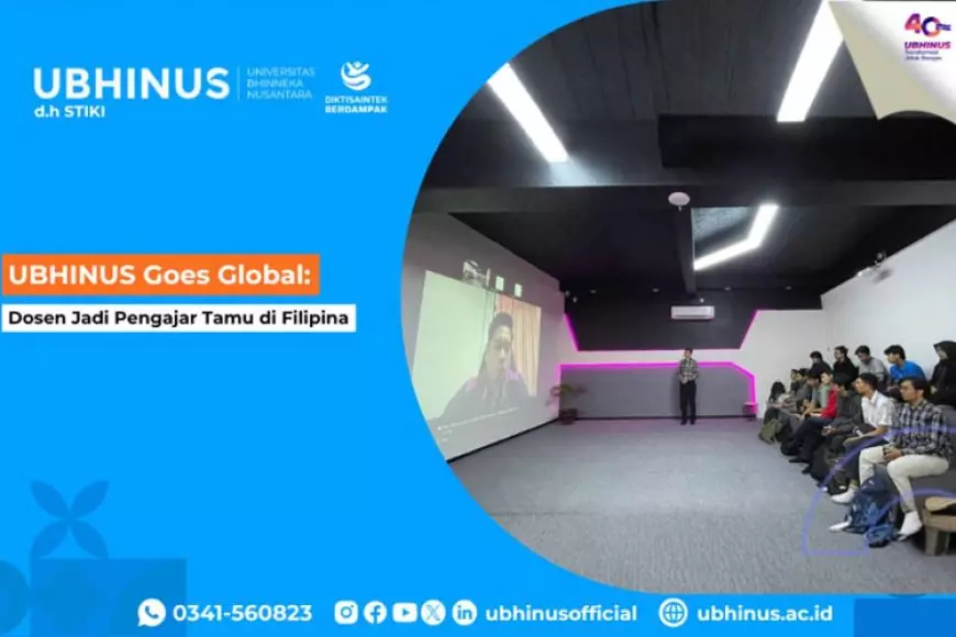 UBHINUS Goes Global: Dosen Jadi Pengajar Tamu di Filipina