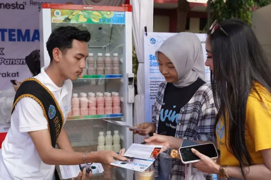 Pameran Inovasi Tefa Milk Polije, Ribuan Produk Susu Dibagikan