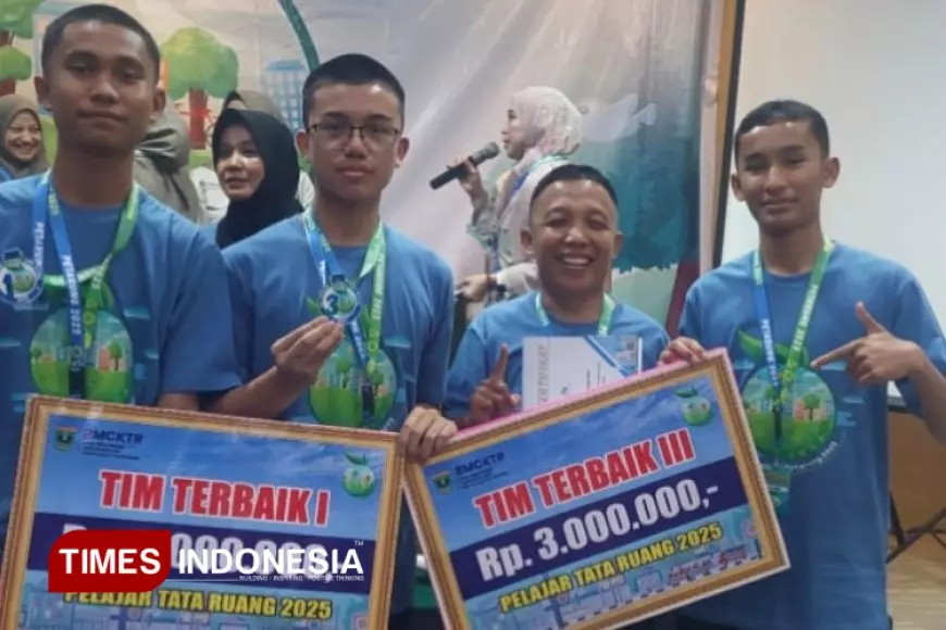 Siswa SMAN 1 Padang Panjang Raih Dua Penghargaan dalam kegiatan Pelajar Tata Ruang tahun 2025