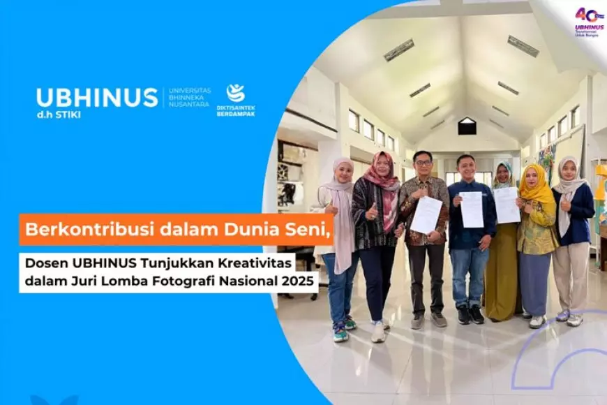 Kontribusi Dunia Seni, Dosen UBHINUS Tunjukkan Kreativitas dalam Juri Lomba Fotografi Nasional 2025