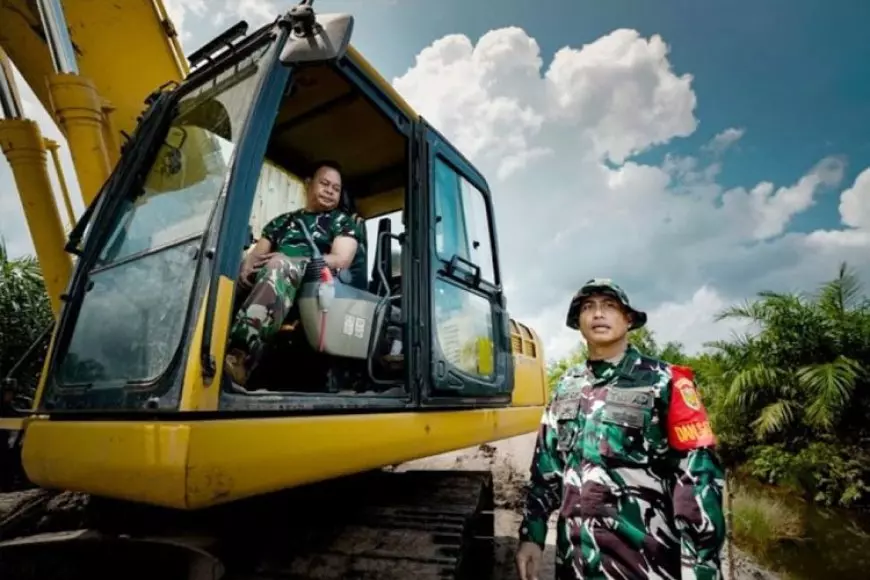 TMMD Reguler ke-126 Kodim 0401/Muba, Jalur Asa Petani Sawit di Pinang Banjar