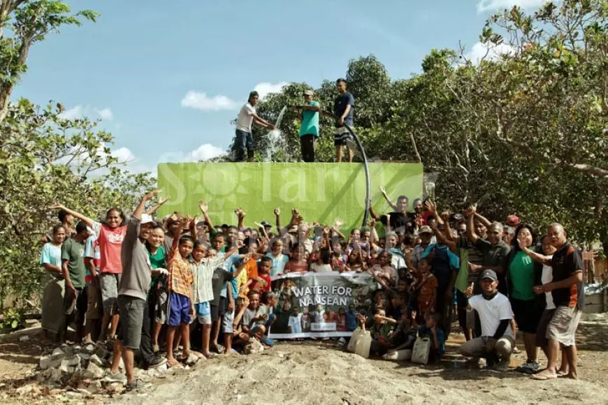 Merdeka Air untuk Desa Nansean, Pompa Air Tenaga Surya Alirkan Harapan Berkelanjutan