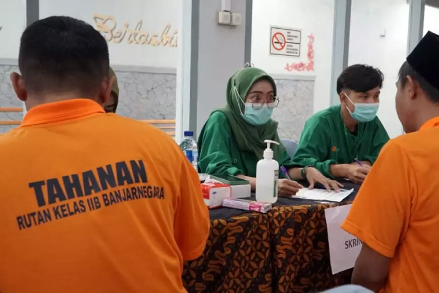 Rutan Banjarnegara Gelar Skrining TBC Bagi Warga Binaan