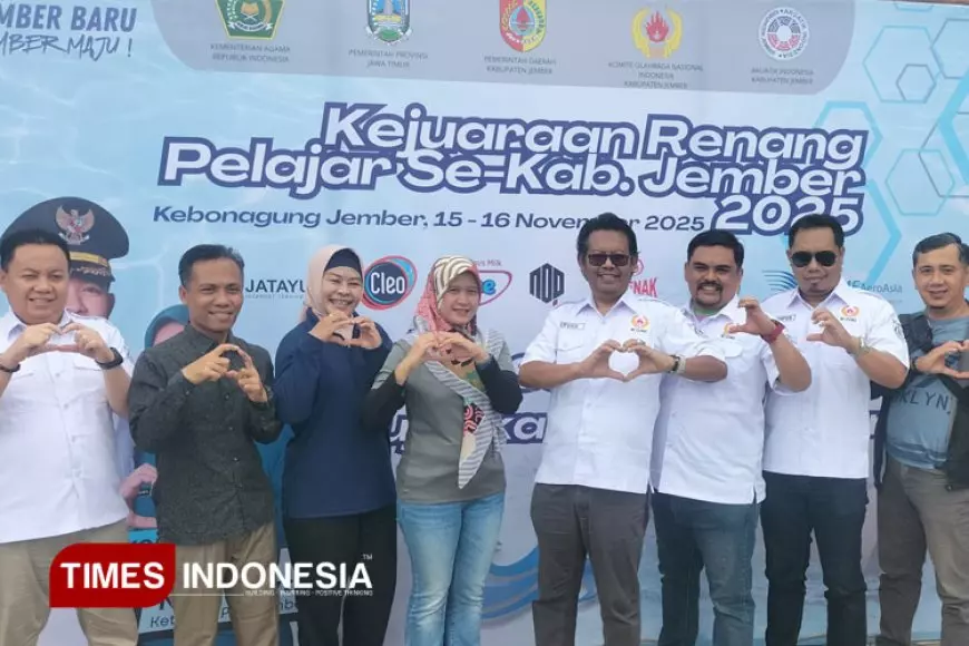 Lomba Renang Antar Pelajar Warnai Geliat Olahraga di Jember