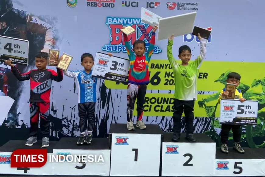 Dua Pebalap SART Juara di Banyuwangi BMX Supercross 2025