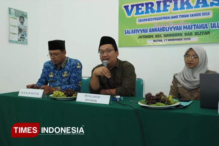 Ponpes Maftahul Uluum Jatinom Blitar Rampungkan Verifikasi ECO Pesantren Jawa Timur