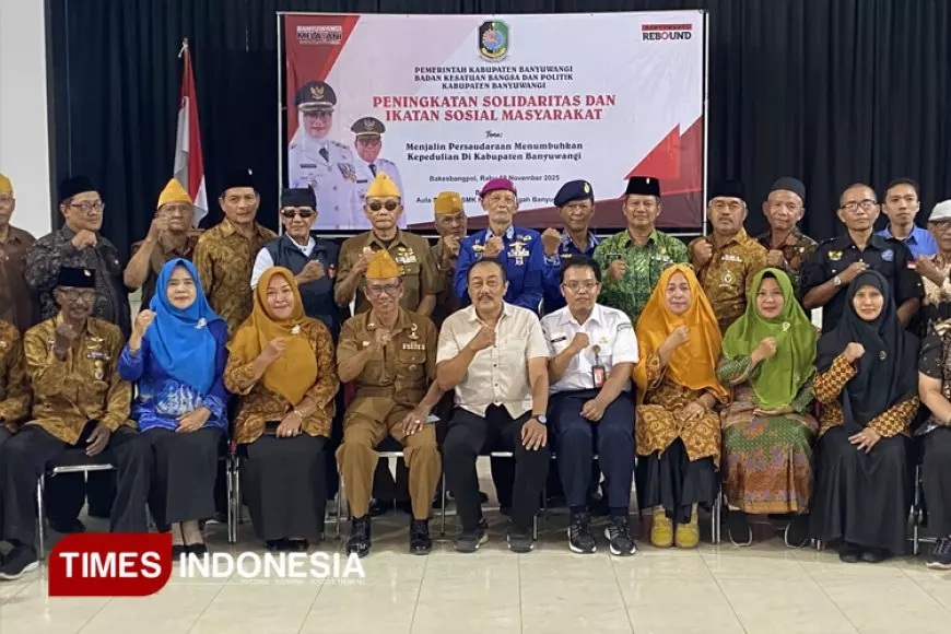 Bakesbangpol Banyuwangi Gandeng Veteran dan Tokoh Masyarakat Jaga Stabilitas Daerah