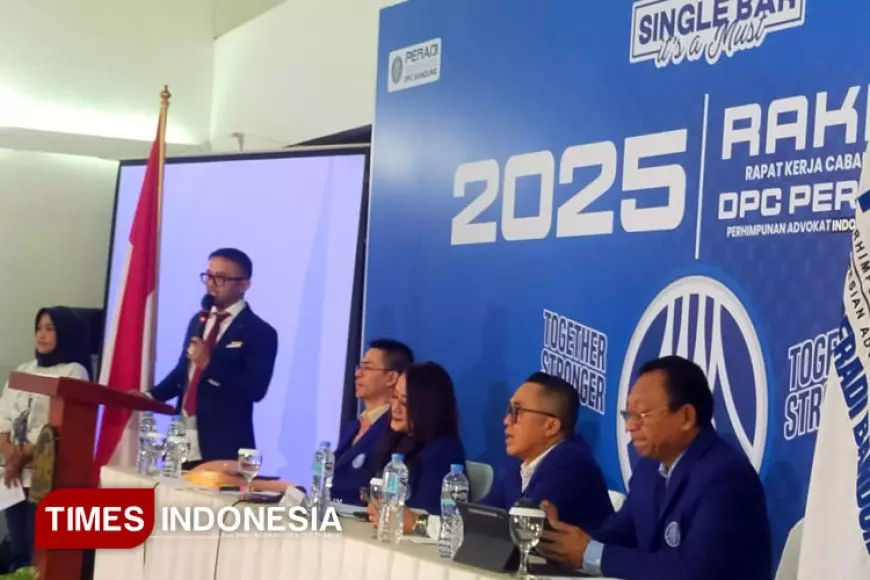 Peradi Bandung Gelar Rakercab 2025, Siapkan Advokat Hadapi Perubahan KUHAP Baru