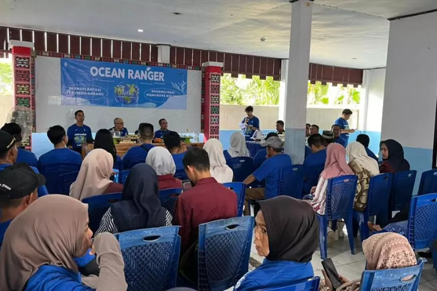 Ocean Ranger Tanam 1.200 Terumbu Karang dan Angkut 150 Kg Sampah di Sultra