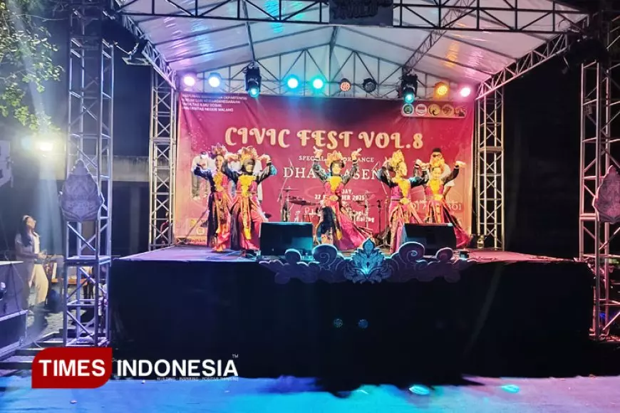 Inaugurasi Mahasiswa Baru dan Dies Natalis Meriah di Civic Fest HKN UM