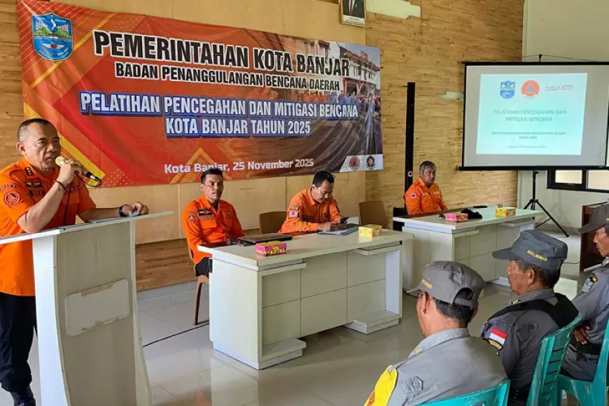 BPBD Kota Banjar Latih Linmas untuk Pencegahan dan Mitigasi Bencana