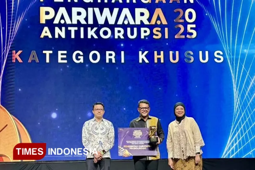 Jadi Satu-Satunya Daerah di Indonesia, Pemkab Probolinggo Terima Penghargaan Khusus dari KPK RI