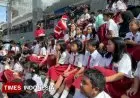 Ratusan Anak TK dan SD di Malang Diajak Sarapan Bersama Santa Claus di Matos
