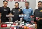 Gerebek Toko di Banyuwangi, Polisi Sita Ribuan Batang Rokok Ilegal
