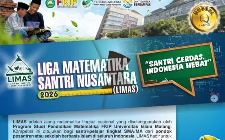 Pendaftaran Liga Matematika Santri Nusantara 2026 Resmi Dibuka, Santri Berpeluang Besar Raih Prestasi Nasional