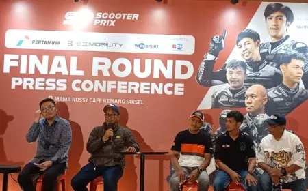 Perebutkan Juara Umum, Pembalap Scooter Prix Siap Tampil Maksimal di Babak Final
