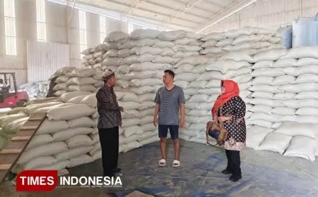 Prediksi Surplus 35 Ribu Ton, Dispertan Banyuwangi Pastikan Stok Beras Aman Jelang Nataru