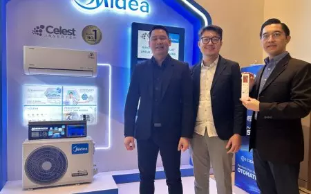 Penjualan AC Tinggi, Midea Luncurkan Celest Inverter Berteknologi AI Buatan Indonesia 